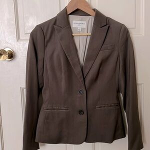 Banana Republic Women's Brown-Tan Blazer 4P